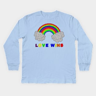 Love Wins Kids Long Sleeve T-Shirt